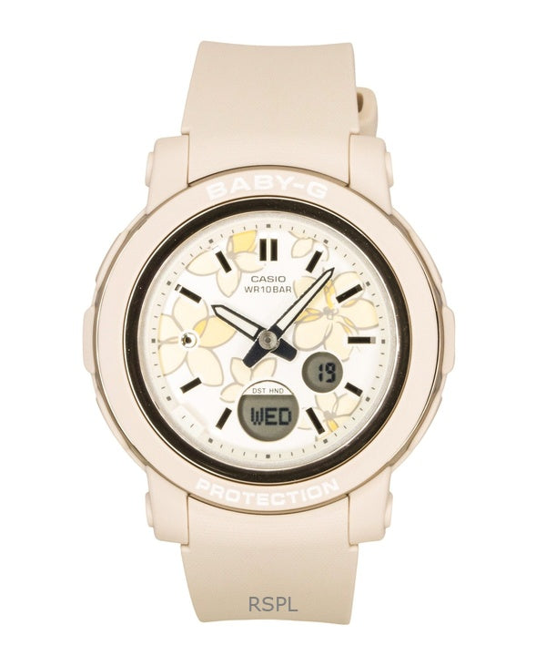 Casio Baby-G analoginen digitaalinen hartsiranneke monivärisellä kellotaululla kvartsi BGA-290FL-4A 100M naisten kello