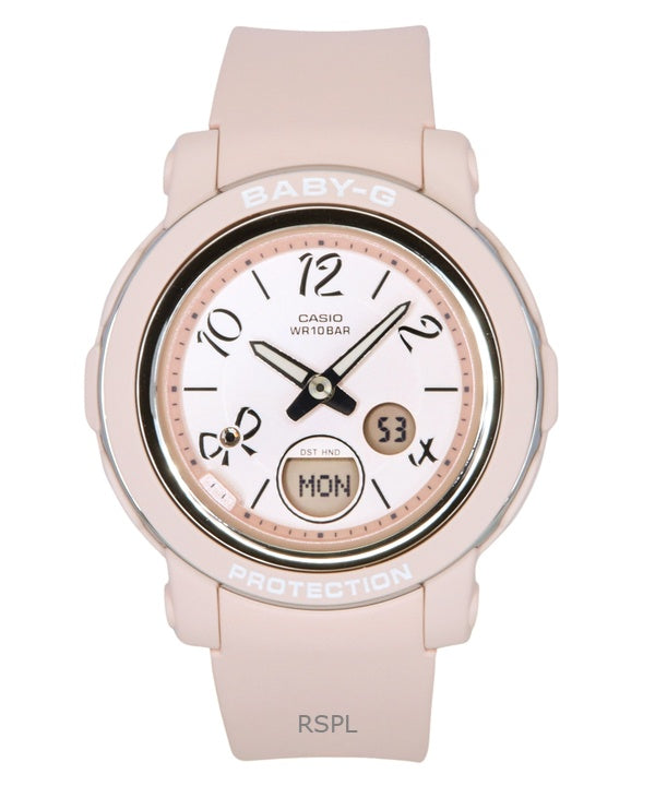 Casio Baby-G analoginen digitaalinen hartsihihna vaaleanpunainen kellotaulu kvartsi BGA-290RA-4A 100M naisten kello