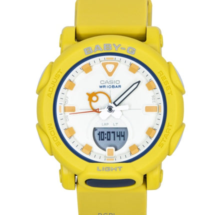 Casio Baby-G analoginen digitaalinen hartsiranneke, valkoinen kellotaulu, kvartsi, BGA-310RP-9A, 100M naisten kello