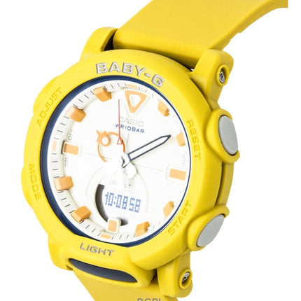 Casio Baby-G analoginen digitaalinen hartsiranneke, valkoinen kellotaulu, kvartsi, BGA-310RP-9A, 100M naisten kello