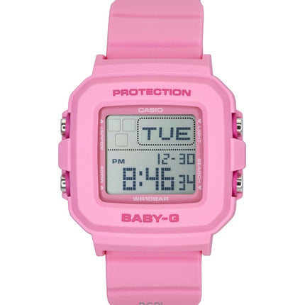 Casio Baby-G digitaalinen vaaleanpunainen hartsiranneke kvartsi BGD-10KH-4 100M naisten kello