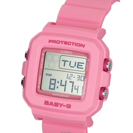 Casio Baby-G digitaalinen vaaleanpunainen hartsiranneke kvartsi BGD-10KH-4 100M naisten kello