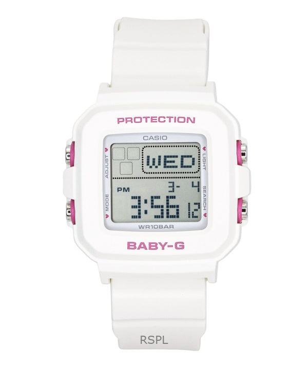 Casio Baby-G Plus digitaalinen hartsiranneke kvartsi BGD-10KH-7 100M naisten kello silikonipidikkeellä