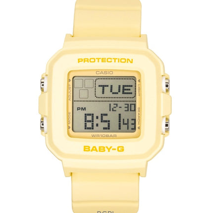 Casio Baby-G digitaalinen keltainen hartsiranneke kvartsi BGD-10KH-9 100M naisten kello