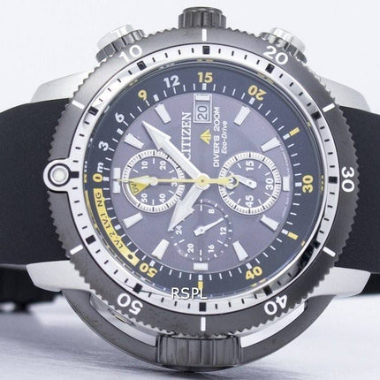 Kansalaisten Promaster Aqualand Diver Eco-Drive Chronograph BJ2127 16E Miesten Kello