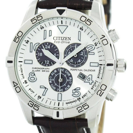Citizen Eco-Drive ikuinen kalenteri Chronograph hälytys 100M BL5470-06A Miesten Kello