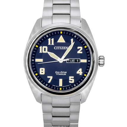 Citizen Garrison Super Titanium Blue Dial Eco Drive BM8560-88L miesten kello