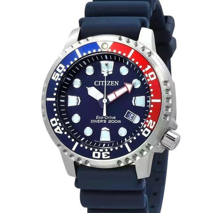Citizen Promaster sukelluspolyuretaanihihna sininen kellotaulu Eco-Drive BN0168-06L 200M miesten kello