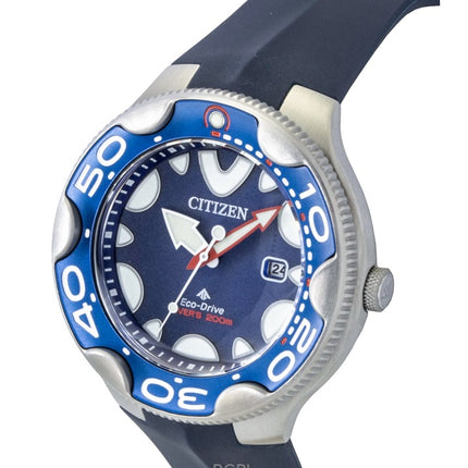 Citizen Promaster Dive Marine -polyuretaanirannekkeen sininen kellotaulu Eco-Drive BN0231-01L 200M miesten kello