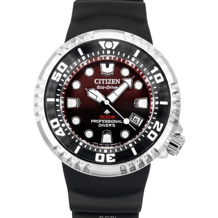 Citizen Promaster polyuretaanirannekkeen punainen kellotaulu Eco-Drive Diver&#39;s BN1024-01Z 300M miesten kello