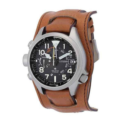 Citizen Promaster Land Series Super Titanium Black Dial Eco-Drive Diver&#39,s BN4061-08E 200M miesten kello