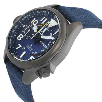 Citizen Promaster Altichron Super Titanium Blue Dial Eco-Drive Diver&#39,s BN4065-07L 200M miesten kello