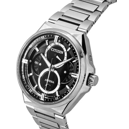 Citizen Attesa Super Titanium Moon Phase Black Dial Eco-Drive BU0060-68E 100M miesten kello