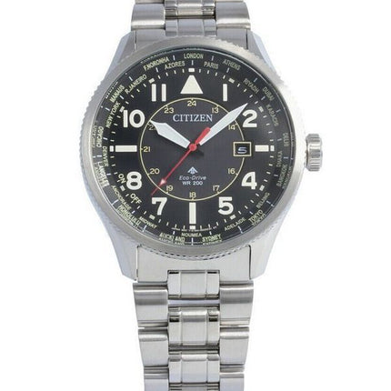 Citizen Promaster Nighthawk World Time Eco-Drive BX1010-53E 200M miesten kello