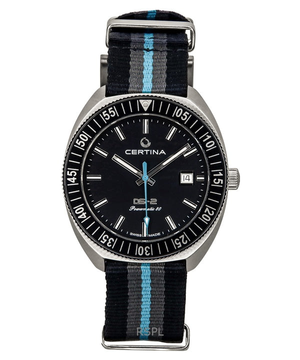 Certina DS-2 Sea Turtle Conservancy Special Edition Black Dial Automatic Diver&#39;s C024.607.48.051.10 200M miesten kello
