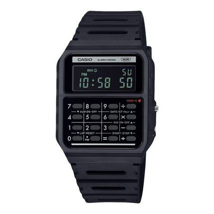 Casio POP Vintage -laskin digitaalinen musta biopohjainen hartsihihna kvartsi CA-53WB-1B unisex kello