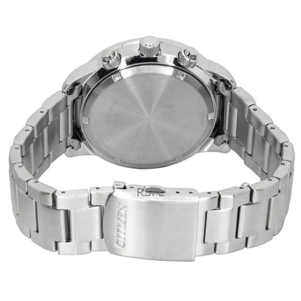 Citizen Eco-Drive Aviator Chronograph ruostumattomasta teräksestä valmistettu sininen kellotaulu CA0880-58L 100M miesten kello