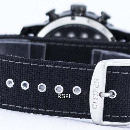 Kansalainen Eco-Drive sotilaallisen Chronograph CA4098 06E Miesten Kello