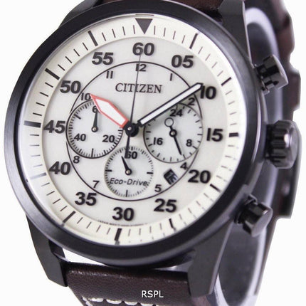 Citizen Eco-Drive Aviator Chronograph CA4215 04W Miesten kello