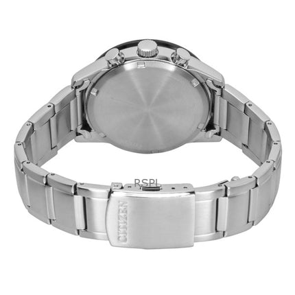 Citizen Eco-Drive Chronograph ruostumattomasta teräksestä valmistettu sininen kellotaulu CA4624-56L 100M miesten kello