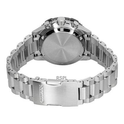 Citizen Promaster Sky Chronograph ruostumattomasta teräksestä valmistettu vihreä kellotaulu Eco-Drive Diver&#39;s CA4664-60W 200M miesten kello