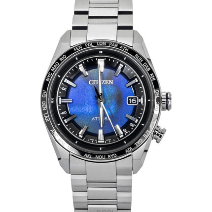 Citizen Attesa Limited Edition Super Titanium Blue Dial Eco-Drive CB0288-65L 100M miesten kello