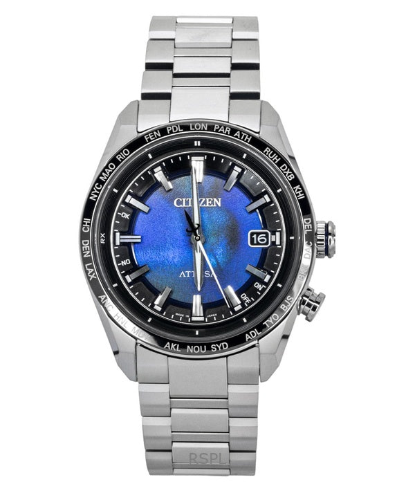 Citizen Attesa Limited Edition Super Titanium Blue Dial Eco-Drive CB0288-65L 100M miesten kello