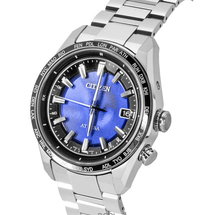 Citizen Attesa Limited Edition Super Titanium Blue Dial Eco-Drive CB0288-65L 100M miesten kello