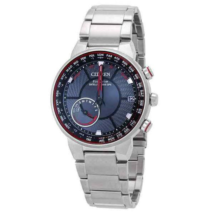 Citizen Eco-Drive Perpetual World Time Satellite Wave musta kellotaulu CC3031-51E 100M miesten kello
