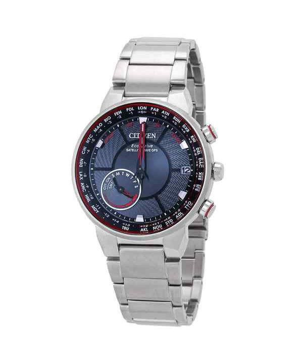 Citizen Eco-Drive Perpetual World Time Satellite Wave musta kellotaulu CC3031-51E 100M miesten kello