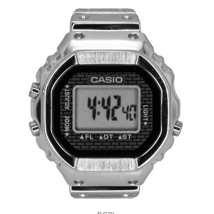 Casio Digital 50-vuotisjuhlan ruostumattomasta teräksestä valmistettu kvartsi CRW-001-1 unisex-sormuskello