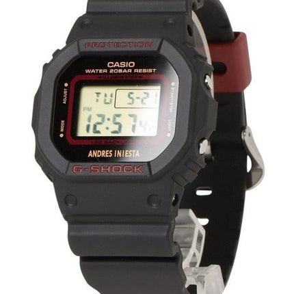 Casio G-Shock Digital Andres Iniesta Collaboration Hartsihihna Kvartsi DW-5600AI-1 200M Miesten kello