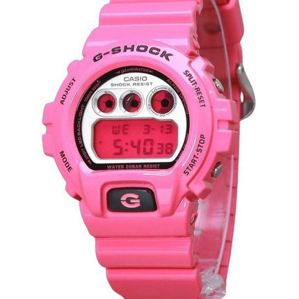 Casio G-Shock digitaalinen vaaleanpunainen biopohjainen hartsikvartsi DW-6900RCS-4 200M miesten kello