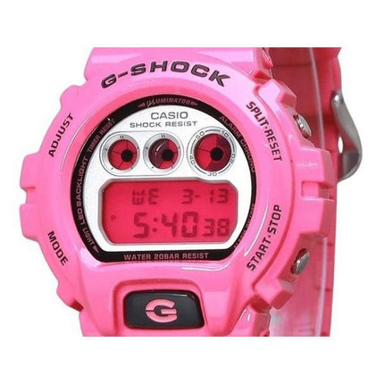 Casio G-Shock digitaalinen vaaleanpunainen biopohjainen hartsikvartsi DW-6900RCS-4 200M miesten kello