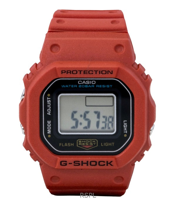 Casio G-Shock Nano Digital punainen biopohjainen hartsiranneke kvartsi DWN-5600-4 200M unisex-kello