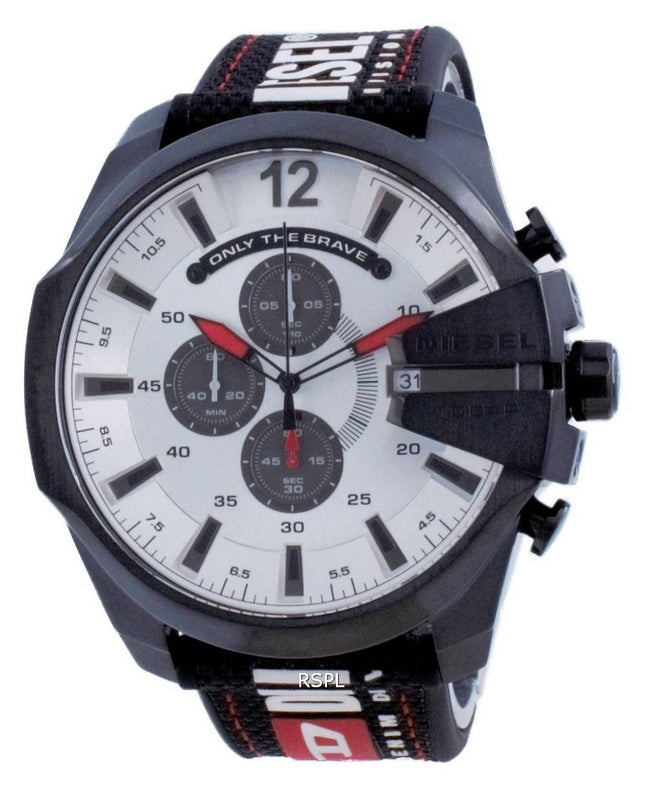 Diesel Mega Chief Chronograph Nylon Quartz DZ4512 100M miesten kello
