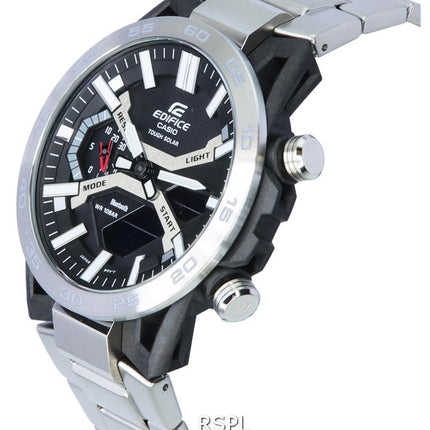 Casio Edifice Sospensione Mobile Link Black Dial Solar ECB-2000D-1A ECB2000D-1 100M miesten kello