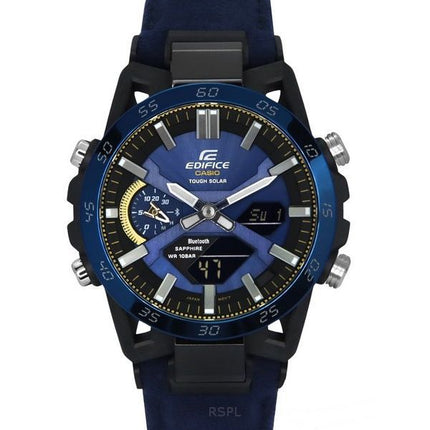 Casio Edifice Sospensione 50th Anniversary Limited Edition Blue Dial Tough Solar ECB-2000SS-2A 100M miesten kello
