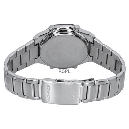 Casio Edifice analoginen digitaalinen älypuhelinlinkki ruostumattomasta teräksestä mustalla kellotaululla kvartsi ECB-S10DB-1A 100M miesten kello