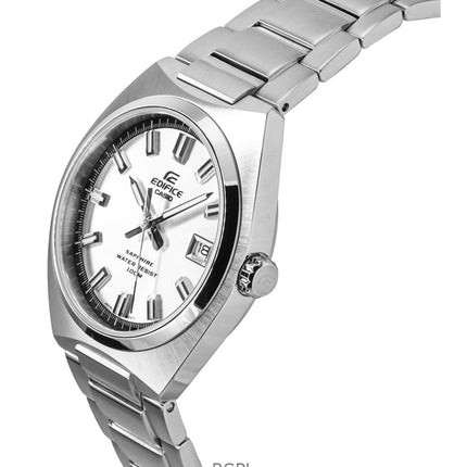 Casio Edifice analoginen ruostumattomasta teräksestä valmistettu hopeinen kellotaulu kvartsi EFB-109D-7AV 100M miesten kello