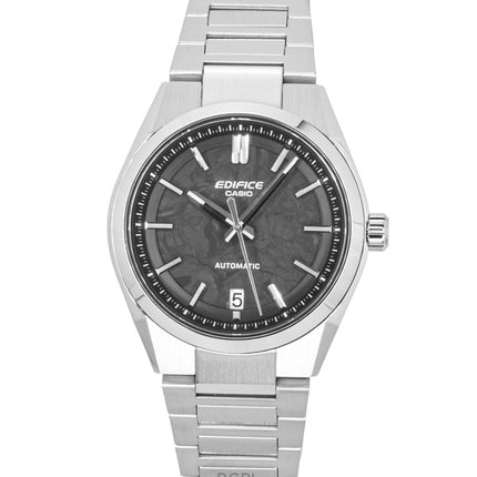 Casio Edifice analoginen ruostumattomasta teräksestä taottu hiiliharmaa kellotaulu automaattinen EFK-100CD-1A 100M miesten kello