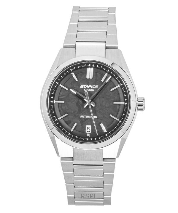 Casio Edifice analoginen ruostumattomasta teräksestä taottu hiiliharmaa kellotaulu automaattinen EFK-100CD-1A 100M miesten kello