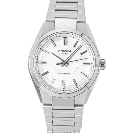 Casio Edifice analoginen ruostumattomasta teräksestä taottu hiilikuituvalkoinen kellotaulu automaattinen EFK-100D-7A 100M miesten kello