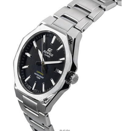 Casio Edifice Slim Line musta soittaa kvartsi EFR-S108D-1A 100M miesten kello
