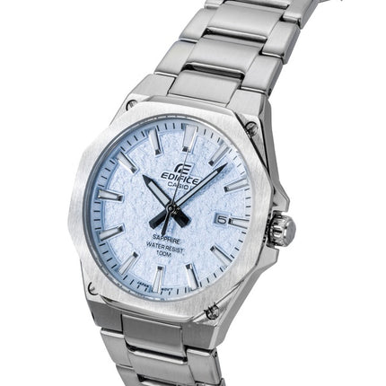 Casio Edifice analoginen ruostumattomasta teräksestä valmistettu vaaleansininen kellotaulu kvartsi EFR-S108DE-2AV 100M miesten kello