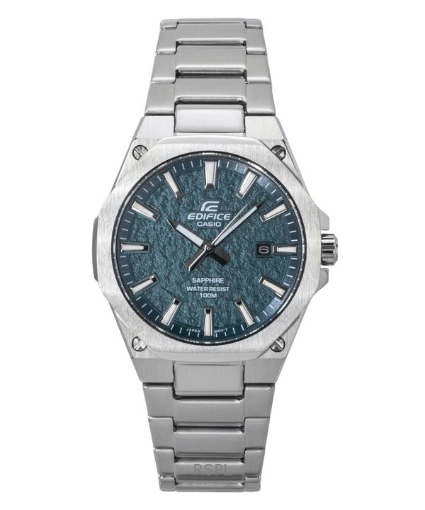Casio Edifice analoginen ruostumattomasta teräksestä valmistettu vihreä kellotaulu kvartsi EFR-S108DE-3AV 100M miesten kello