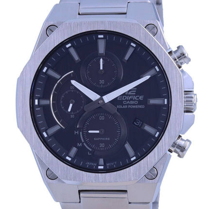 Casio Edifice Slim Line Chronograph analoginen aurinko EFS-S570D-1A EFSS570D-1 100M miesten kello