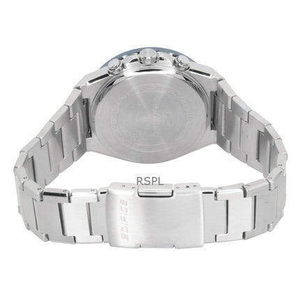 Casio Edifice analoginen kronografi ruostumattomasta teräksestä valmistettu vihreä kellotaulu aurinkokenno EFS-S650D-3A 100M miesten kello