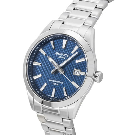 Casio Edifice analoginen ruostumattomasta teräksestä valmistettu sininen kellotaulu kvartsi EFV-160D-2A 100M miesten kello