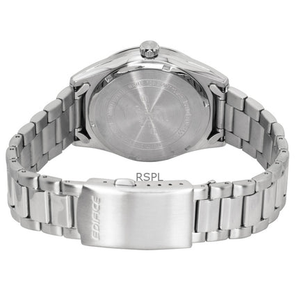 Casio Edifice analoginen ruostumattomasta teräksestä valmistettu valkoinen kellotaulu kvartsi EFV-160D-7A 100M miesten kello